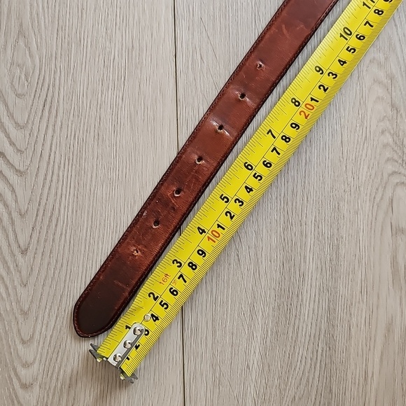 Genuine Leather Western Belt with Edged Stitch Detailing - Picture 13 of 14